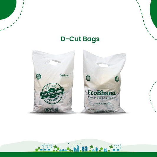 EcoBharat Bio-degradable and Compostable Bags | D-Cut Bags