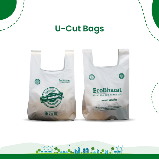 EcoBharat Bio-degradable and Compostable Bags | U-Cut Bags